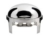 Roll-Top Chafing Dish oval, 9 Liter, professionelle Roll-Top Chafing Dishes, BTH 630 x 520 x 450 mm
