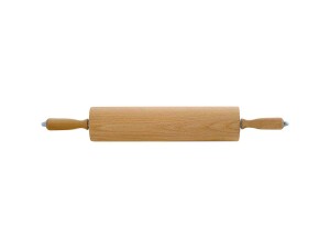 Teigrolle aus Holz, Ø 10 cm, Länge 39,5 cm, aus Holz