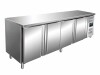 Kühltisch PROFI 4 Türen KYLIA 4100TN, aus Edelstahl, BTH 2230 x 700 x 890 mm