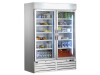Kühlschrank mit 2 Glastüren 1078 Liter Umluft 1370 x 720 x 1990 mm