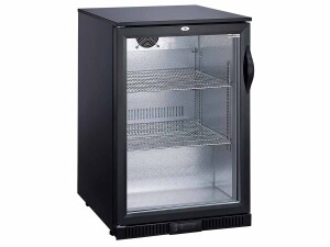 Kühlschrank mit Glastür, Inhalt 128 Liter, BTH...
