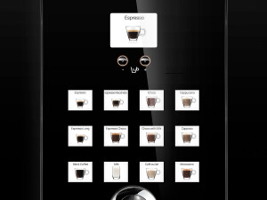 Kaffeevollautomat Rheavendors Servomat rhea Business Line Doppio & Cup Presso Bean, ganze Bohne, Festwasser