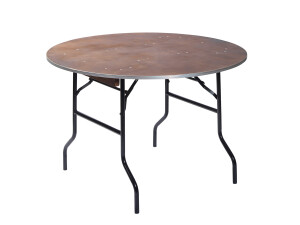 Banketttisch rund, Holz- Tischplatte, 18 mm stark,...
