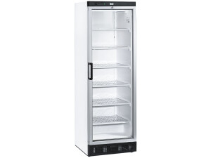 Tiefkühlschrank mit Glastür, Weiß, UF 372...