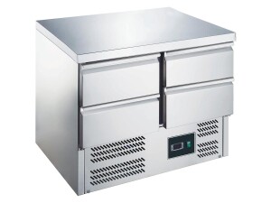 Kühltisch PROFI Saro ES901 S/S Top 0/4, 4...
