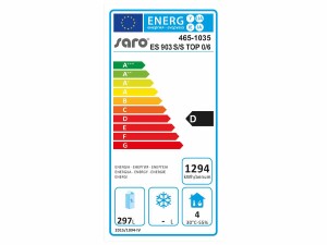 Kühltisch PROFI Saro ES903S/S Top  0/6, Edelstahl, 6...