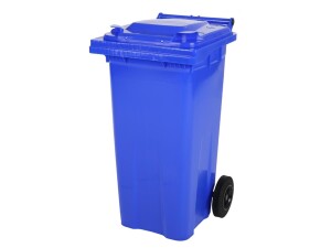 2 Rad Müllgroßbehälter 120 Liter  -blau-...