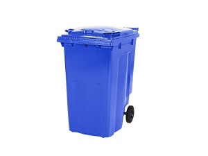 2 Rad Müllgroßbehälter 340 Liter  -blau-...