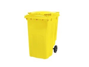 2 Rad Müllgroßbehälter 340 Liter  -gelb-...