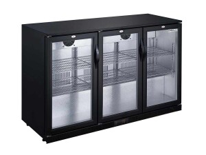 Kühlschrank mit Glastür, Inhalt 320 Liter, BTH...